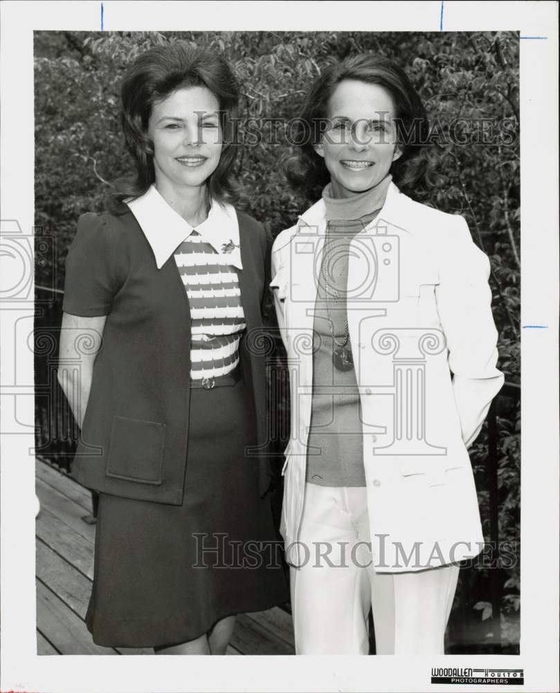 1973 Press Photo Susan Herrmann and Clar Johnson, Pin Oak Horse Show, Texas- Historic Images