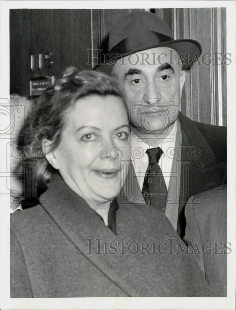 1957 Press Photo Accused spies Jack Soble and his wife Myra, New York- Historic Images