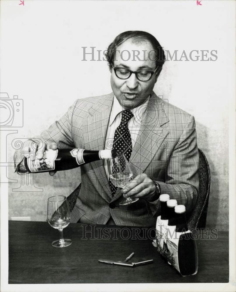 1975 Press Photo World famous European Vintner Peter Sichel - hpa71605- Historic Images