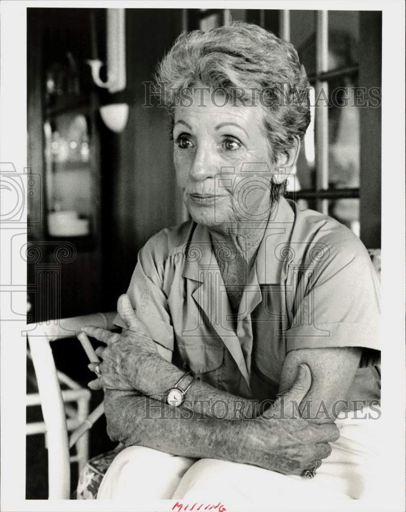 1984 Press Photo Jane Gaylor, mother of missing son, Texas - hpa71849- Historic Images