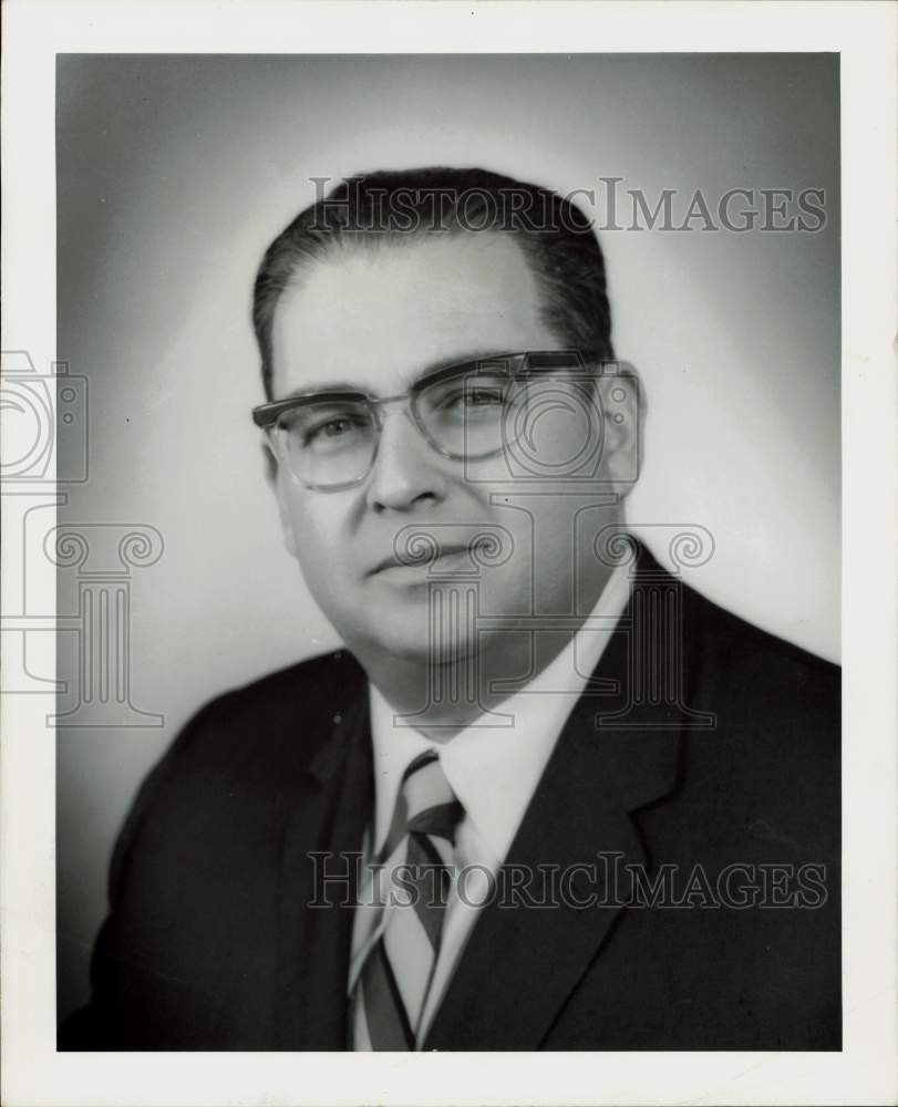 1967 Press Photo Dr. Frederic de Hoffman, new Gulf Oil vice president.- Historic Images