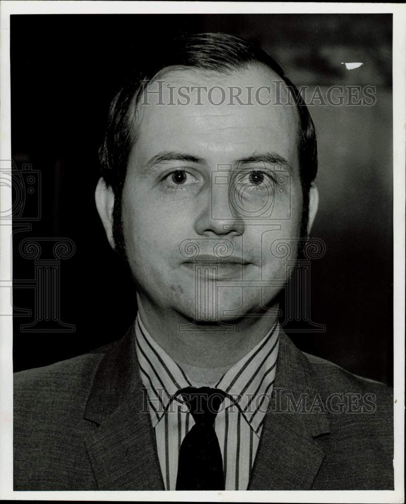 1971 Press Photo John Hughey, Houston City Council candidate - hpa72130- Historic Images