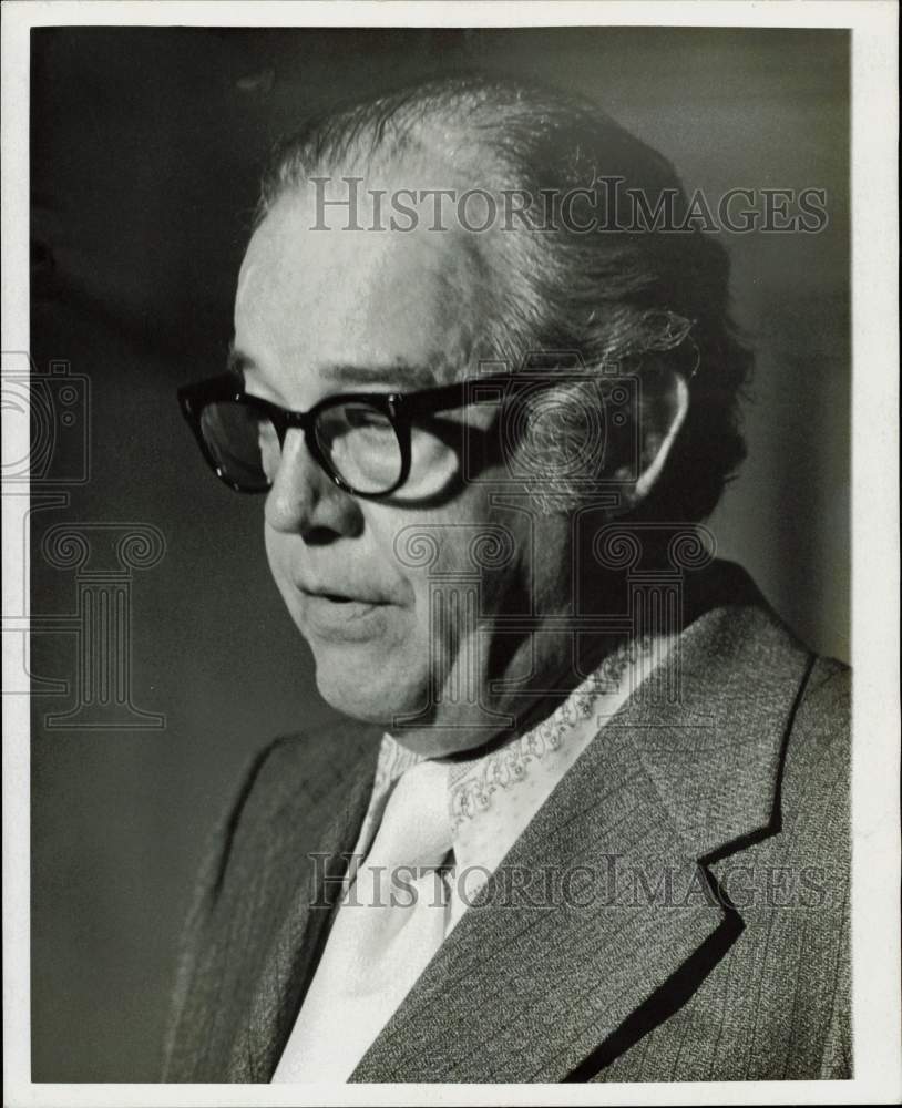 1973 Press Photo H.H. Meredith of Texas Mid-Continent Oil and Gas Association.- Historic Images