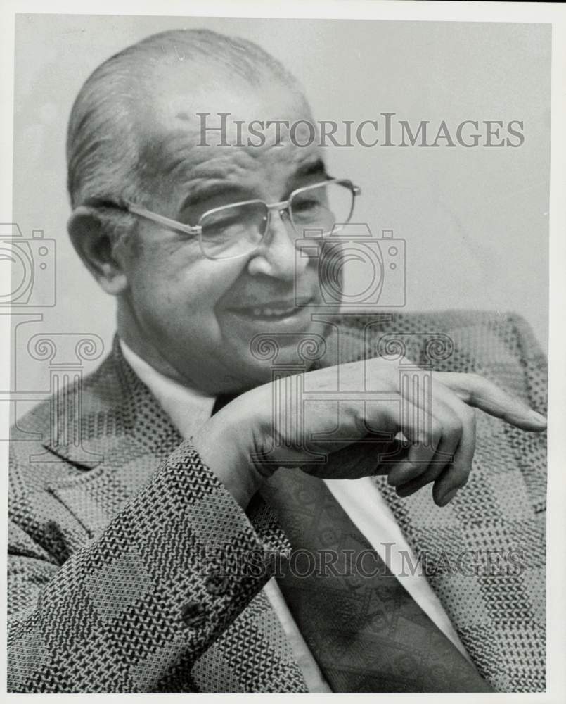 1975 Press Photo William Holland, Houston Independent School District trustee- Historic Images