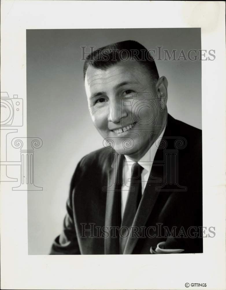 1968 Press Photo Oil executive M.J. &quot;Mike&quot; Hassey - hpa73178- Historic Images
