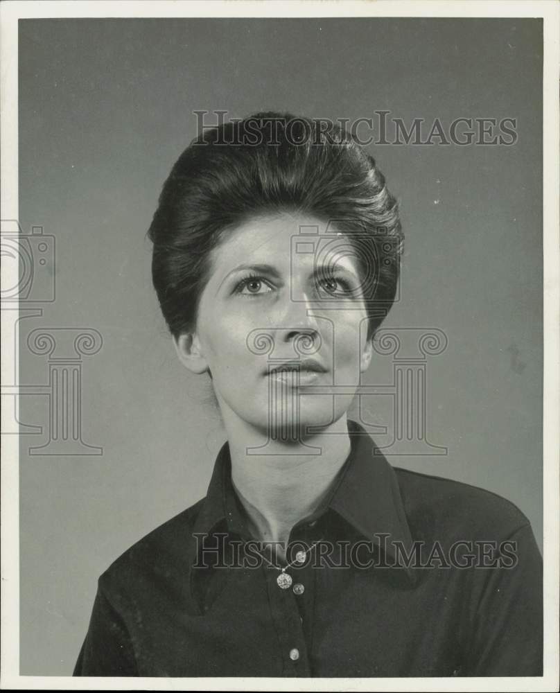 1971 Press Photo Patricia McIntire, candidate for Houston School Board.- Historic Images