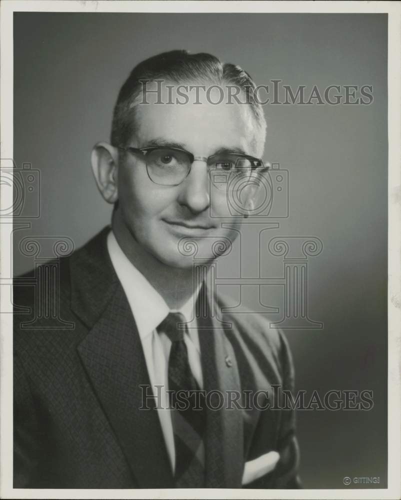 1959 Press Photo Stafford Martin, United Fund Industrial Division campaign.- Historic Images