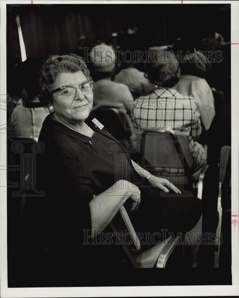 1969 Press Photo Mrs. Sam Speir, President of Texas Home Demonstration Assn.- Historic Images