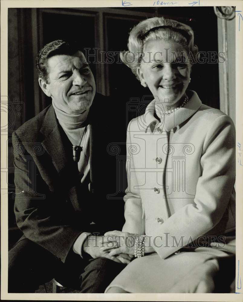 1968 Press Photo Actress Mary Martin and actor Robert Preston. - hpa73574- Historic Images