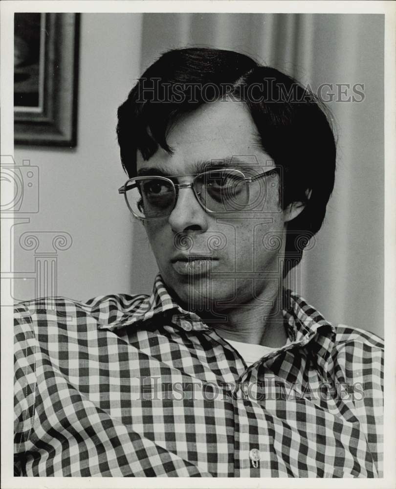 1975 Press Photo James Oitzinger, ACLU lawyer in Houston, Texas. - hpa73584- Historic Images