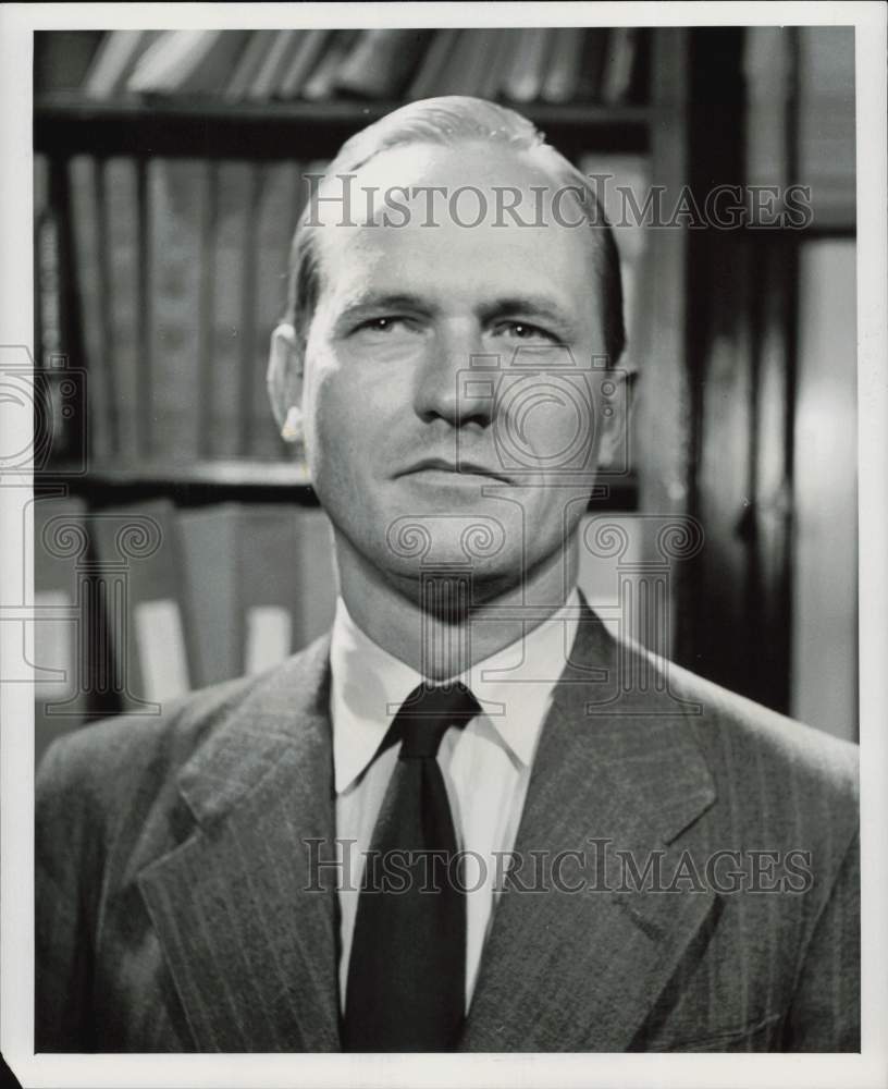 1959 Press Photo John Morris, New York Times, Washington bureau reporter.- Historic Images