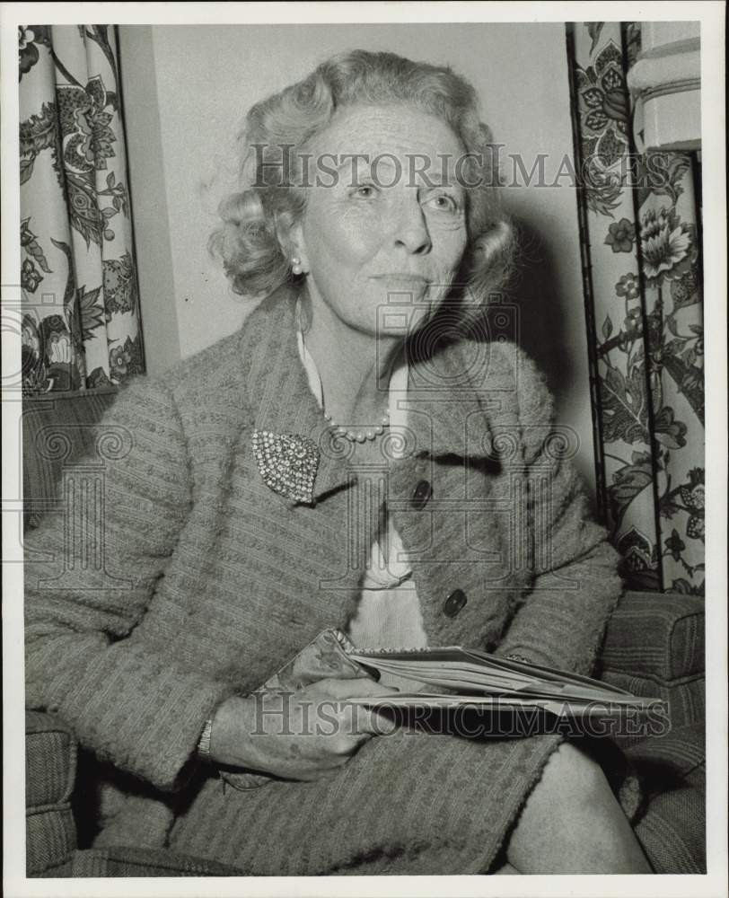 1966 Press Photo Katie Louchheim, deputy assistant Secretary of State- Historic Images