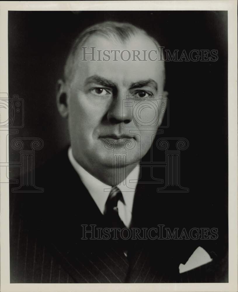 1955 Press Photo L.S. Wescoat, Chicago&#39;s Pure Oil Company&#39;s President.- Historic Images