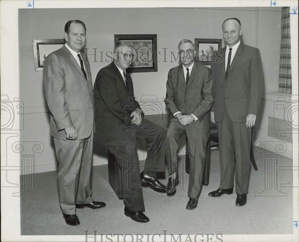 1964 Press Photo Newly elected officers of the Houston Geological Society.- Historic Images