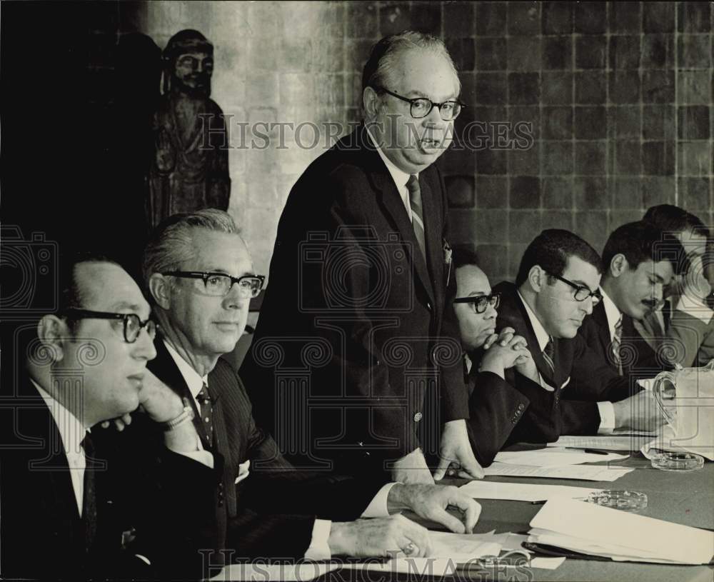 1969 Press Photo Rashad Mourad, Arab League representative in United States- Historic Images