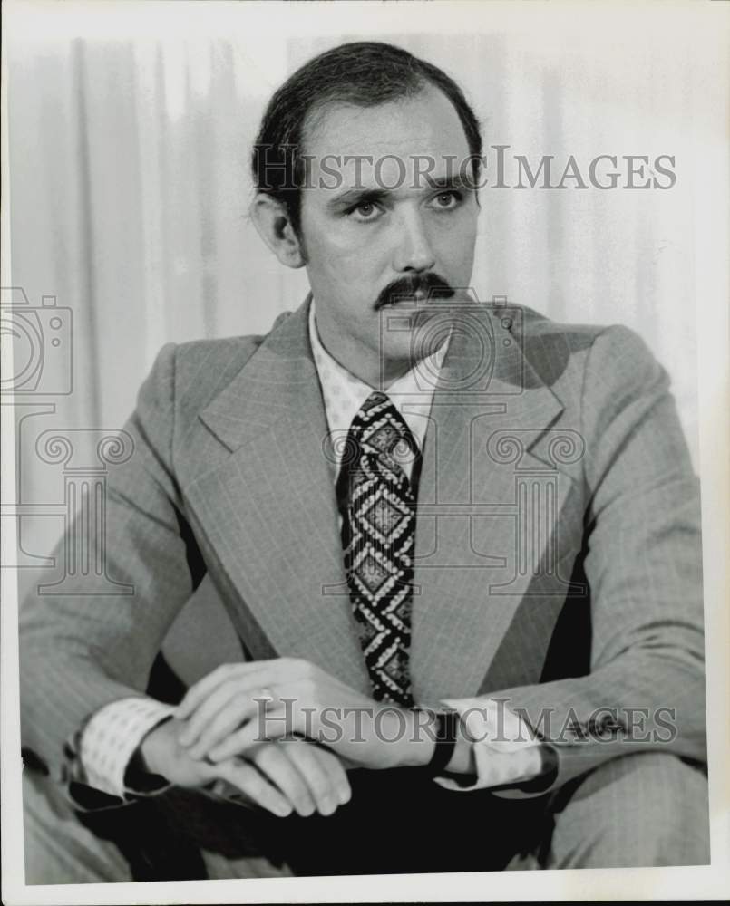 1973 Press Photo Dr. Robert G. Lehnen, University of Houston professor.- Historic Images