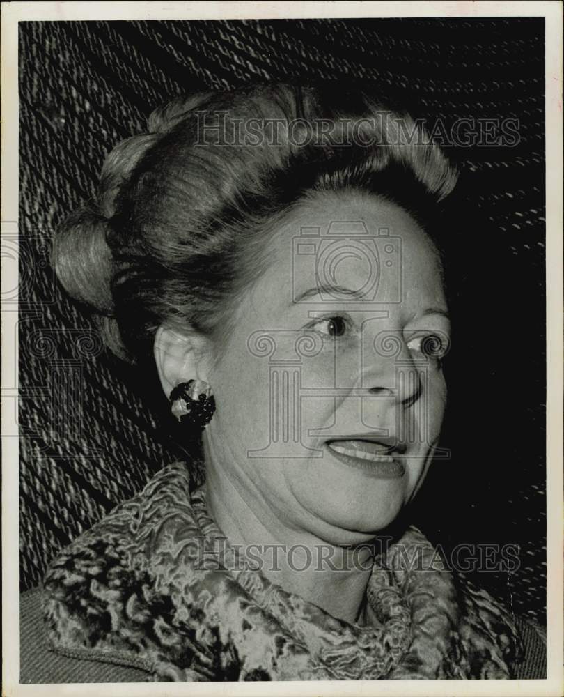 1971 Press Photo Martha Mitchell, wife of the U.S. Attorney General - hpa75589- Historic Images