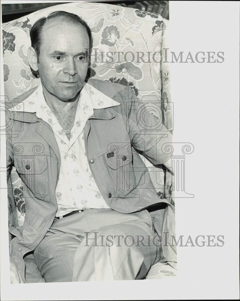 1981 Press Photo Witold Lukaszewski, Sam Houston University professor.- Historic Images