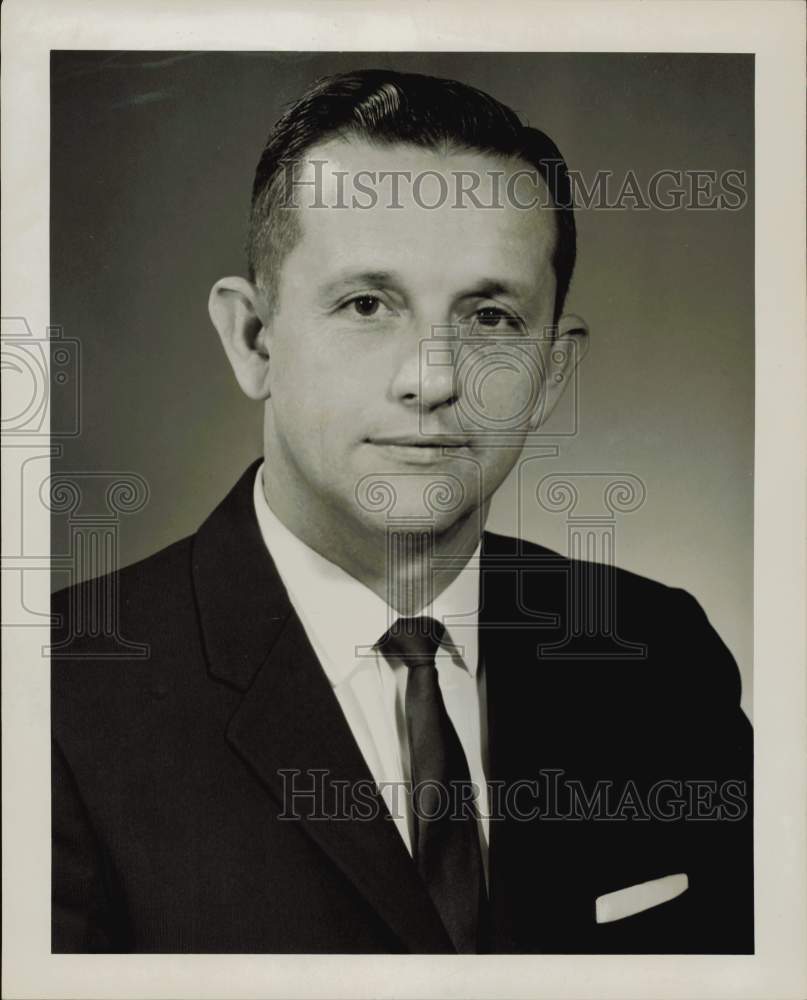 1965 Press Photo Frank V. Hitt, Houston&#39;s FBI special agent. - hpa75859- Historic Images