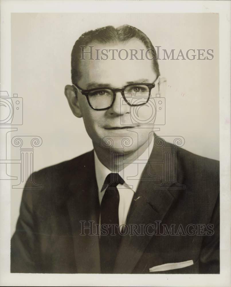 1959 Press Photo A.A. Magenheimer, Remington Rand Houston&#39;s division manager- Historic Images