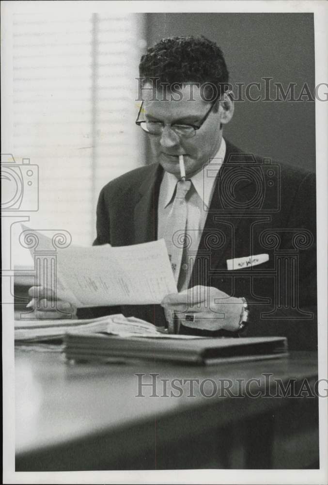 1956 Press Photo District Attorney Dan Walton of Houston, Texas. - hpa75949- Historic Images