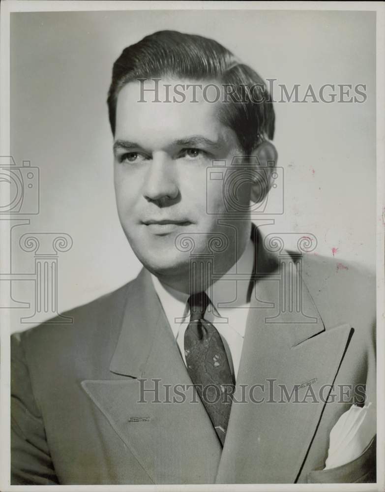 1949 Press Photo Thomas Moore, Shell Oil&#39;s personnel and industrial manager.- Historic Images