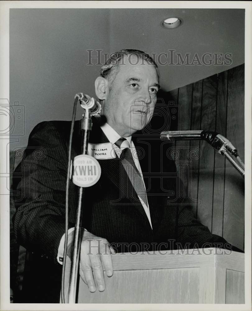 1973 Press Photo State Senator William Moore from Bryan, Texas - hpa76384- Historic Images