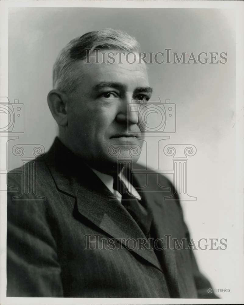 1955 Press Photo J.R. Mulvey to head Catholic High Schools big gift program.- Historic Images