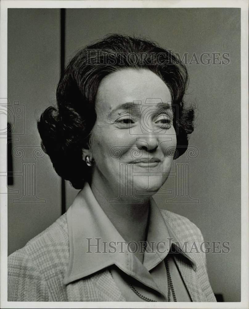 1974 Press Photo Mrs. Patricia Shell, Houston&#39;s special education superintendent- Historic Images