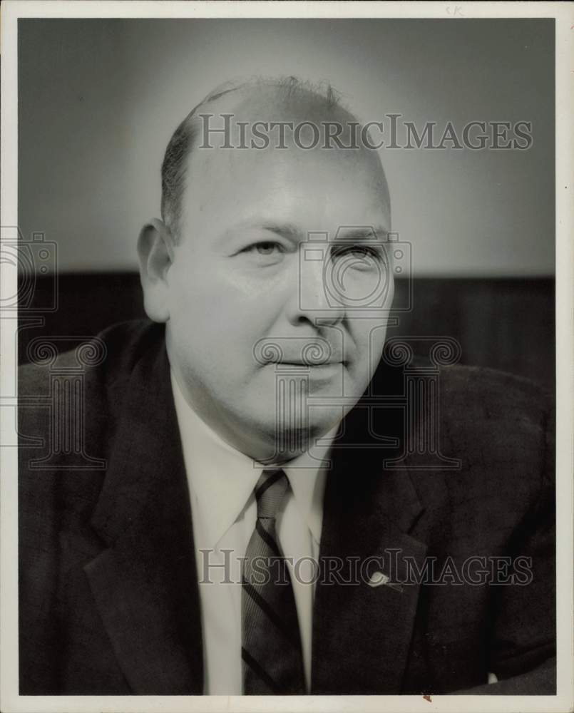 1959 Press Photo Park Myers, Hughes Tool Company Vice President of Sales- Historic Images