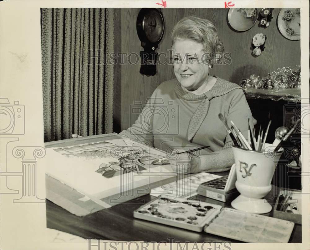 1967 Press Photo Mrs. Charles Sherer, National Druggists president. - hpa77481- Historic Images