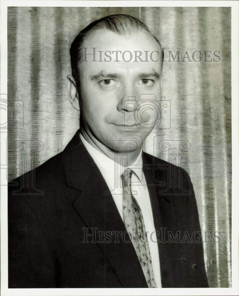 1957 Press Photo Thad Plummer of Buie Building Material Company. - hpa77836- Historic Images