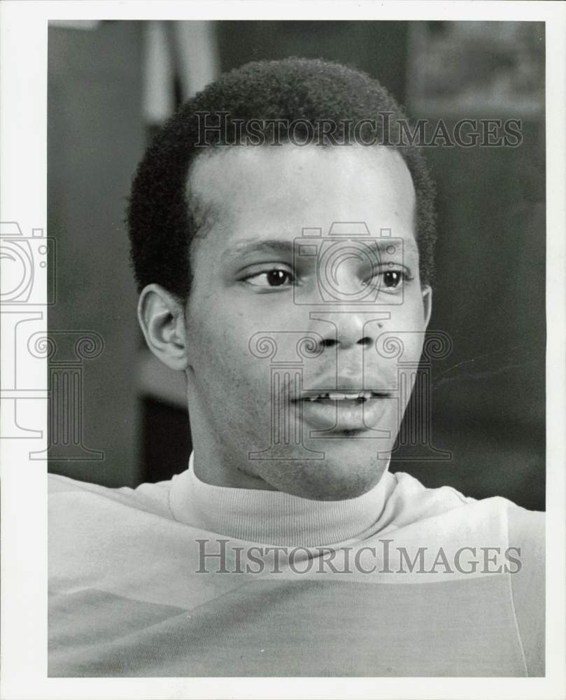 1973 Press Photo Melvin Reid, Rice student who was falsely accused of robbery.- Historic Images