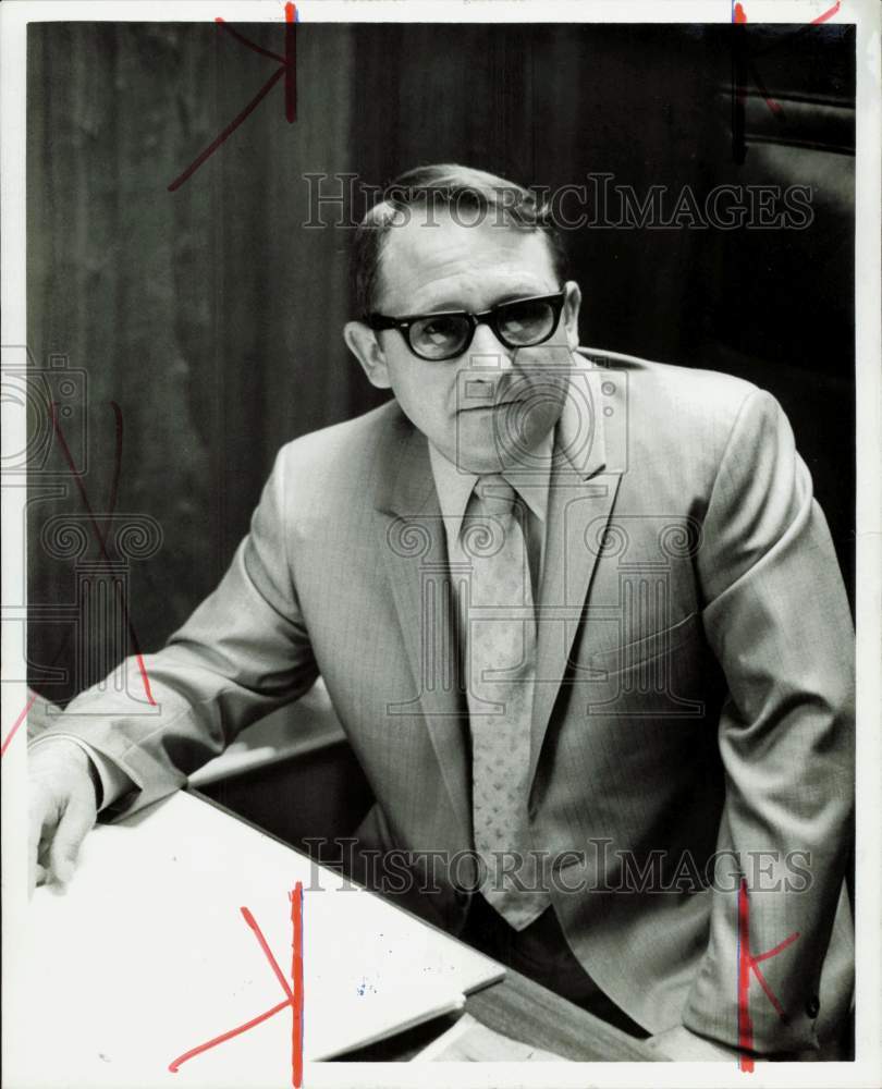 1970 Press Photo Travis Reaves, Diamond Incorporated president - hpa77927- Historic Images