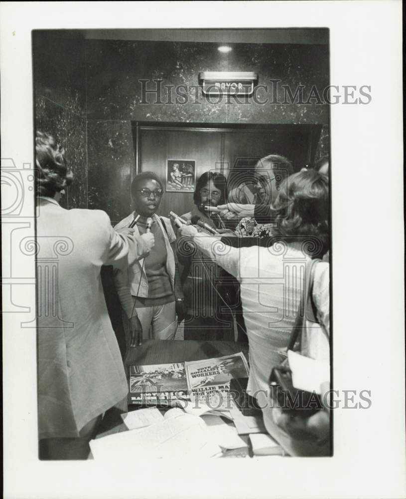 1976 Press Photo Willie Mae Read, Vice President candidate of Socialist Party- Historic Images