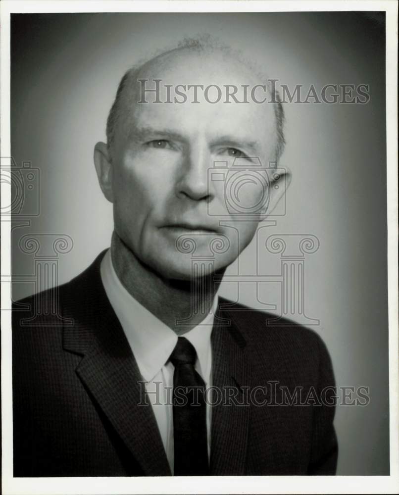 1964 Press Photo P.H. Robinson, Houston Lighting and Power Company President- Historic Images
