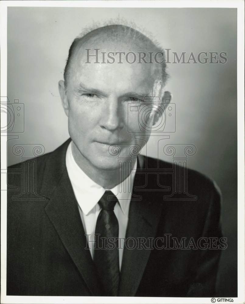 1965 Press Photo P.H. Robinson, Houston Lighting and Power President.- Historic Images
