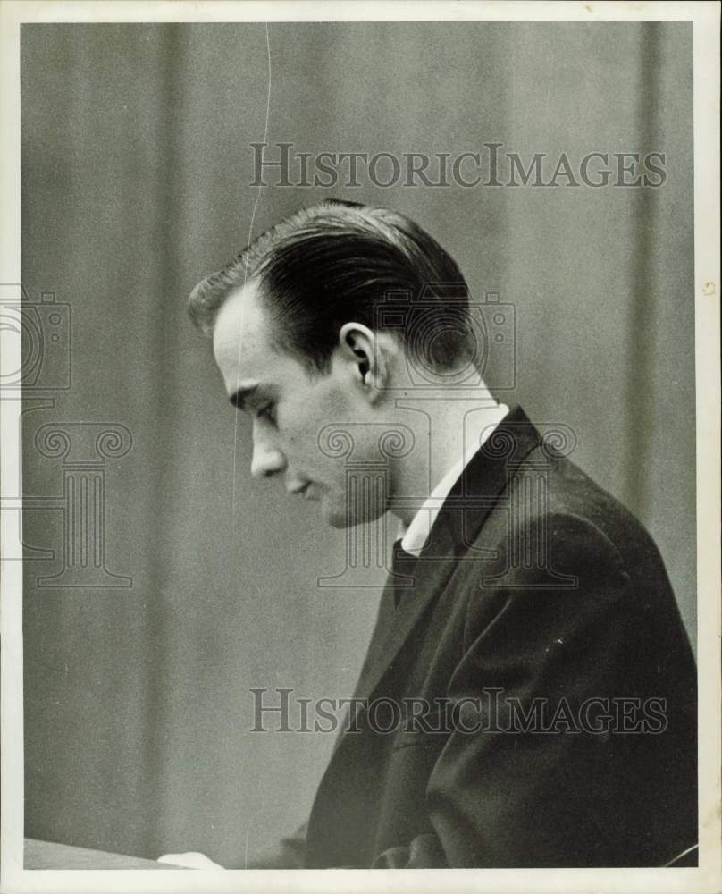 1967 Press Photo Victor Eugene Miller, charged with murder in Houston- Historic Images