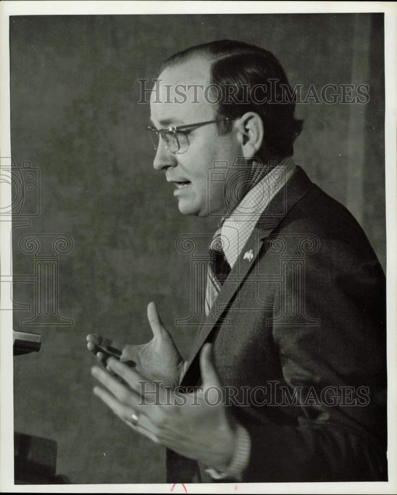 1972 Press Photo David Reagan, Texas Governor candidate - hpa78159- Historic Images