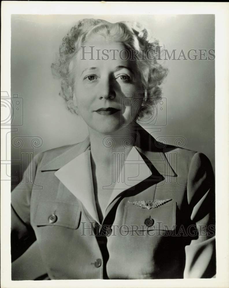 1959 Press Photo Mrs. Edward Rickenbacker, Eastern Airlines President- Historic Images