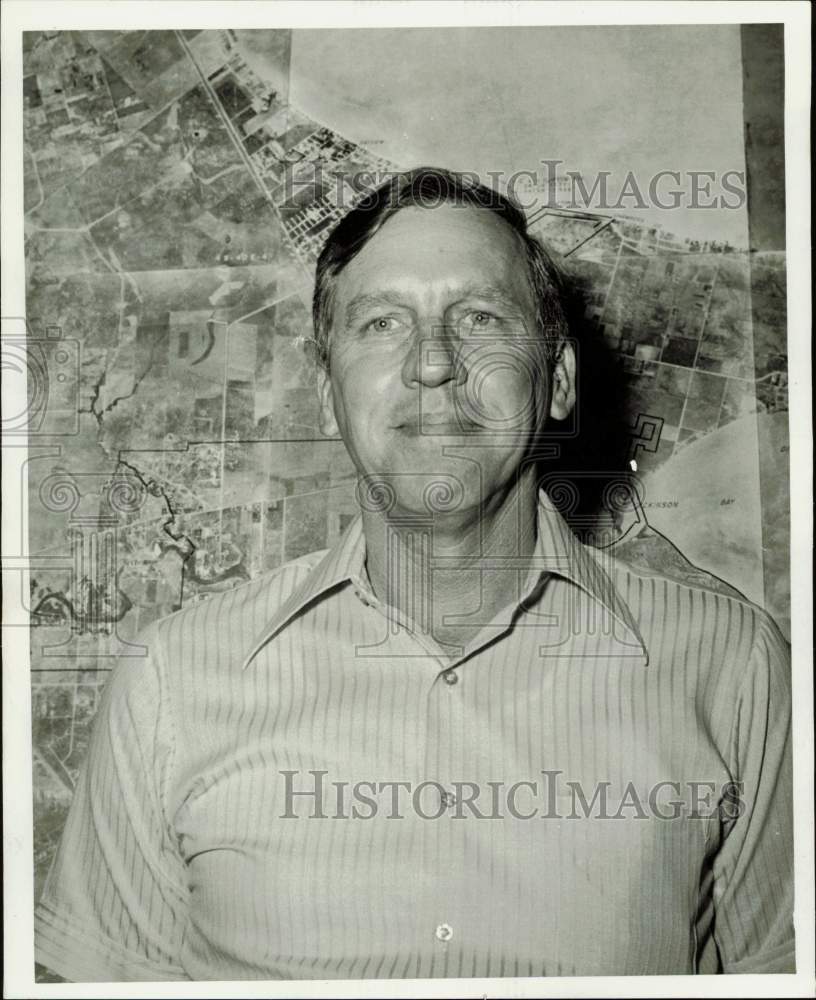 1972 Press Photo Al Rodefell, Texas City city commissioner candidate - hpa78376- Historic Images