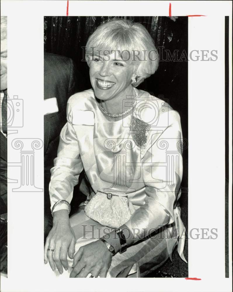 1988 Press Photo Jane Smith, Challenger astronaut's wife. - hpa78540- Historic Images