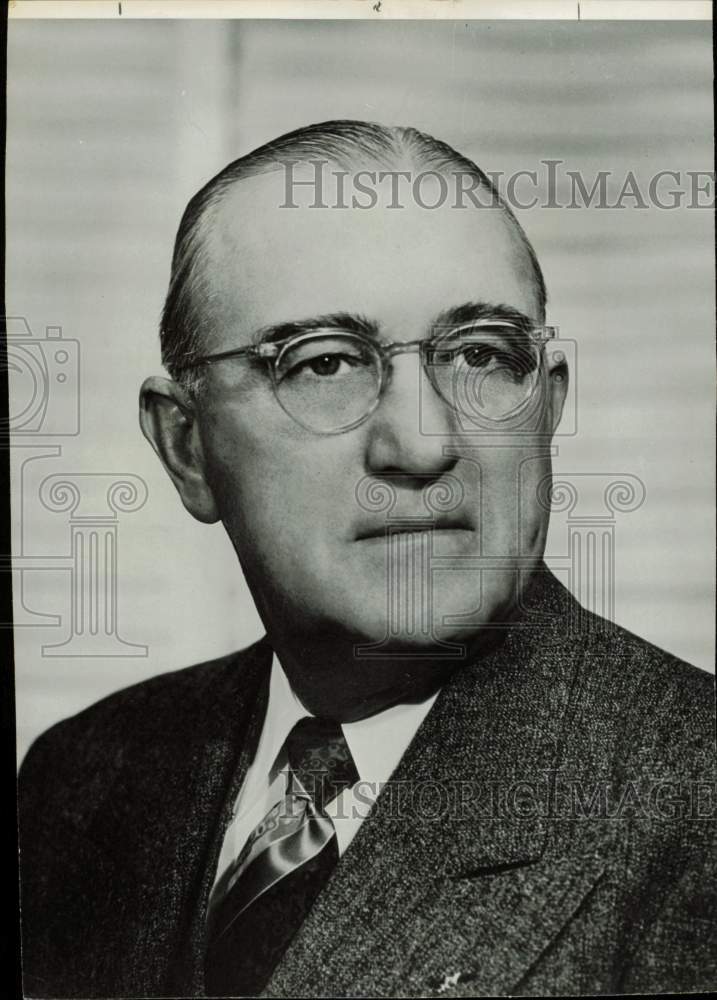 1956 Press Photo Dr. M.E. Sadler, Texas Christian University President- Historic Images