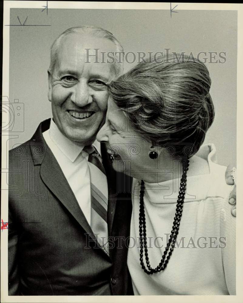 1967 Press Photo Mr. and Mrs. Glenn Purcell in Houston - hpa78861- Historic Images