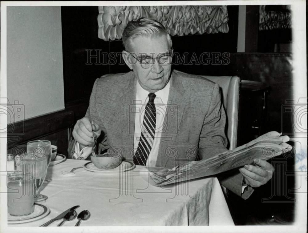 1958 Press Photo Patrick McNamara, Michigan Democratic senator - hpa79042- Historic Images