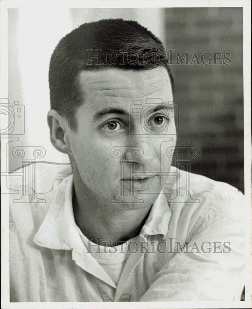 1966 Press Photo Carl Allen Robins, Ellis Prison Farm poet. - hpa79224- Historic Images