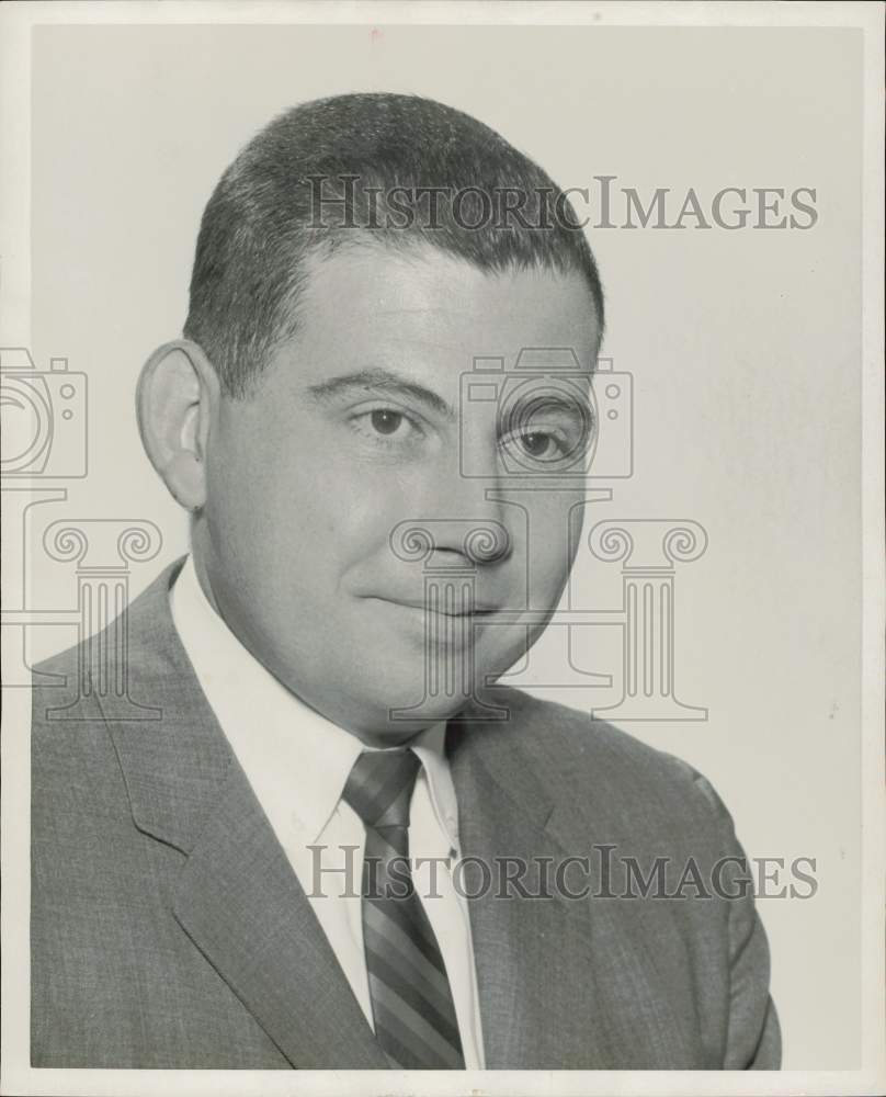 1962 Press Photo Frank Peck, Houston&#39;s Pepsi-Cola vice president. - hpa79297- Historic Images