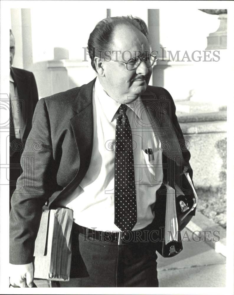 1985 Press Photo Roy Minton, criminal attorney - hpa79395- Historic Images