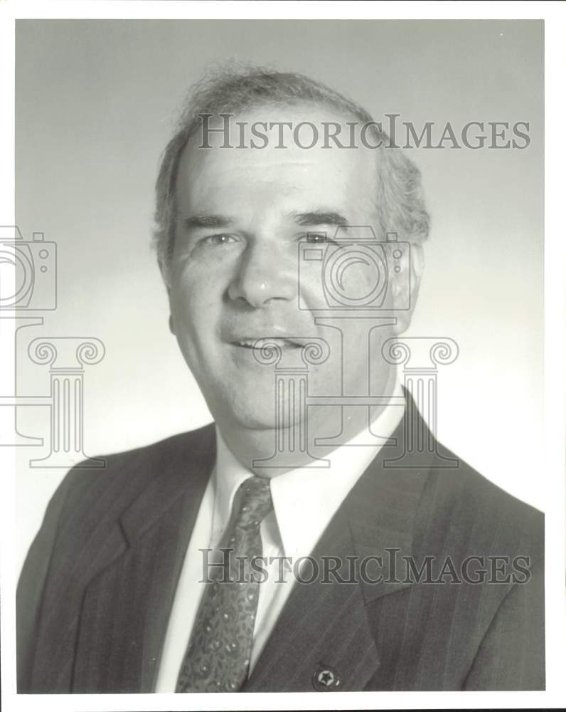 Press Photo Seymour Z. Rubenstein, Space Station Systems Division president.- Historic Images