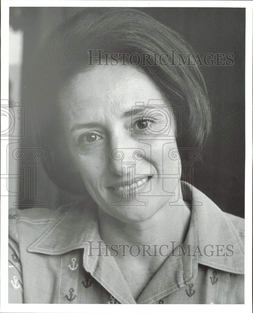 1973 Press Photo Mary Rollins, League of Women Voters member - hpa79547- Historic Images